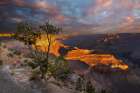 Sunset from south rim, Grand Canyon National Park, Arizona Art Print